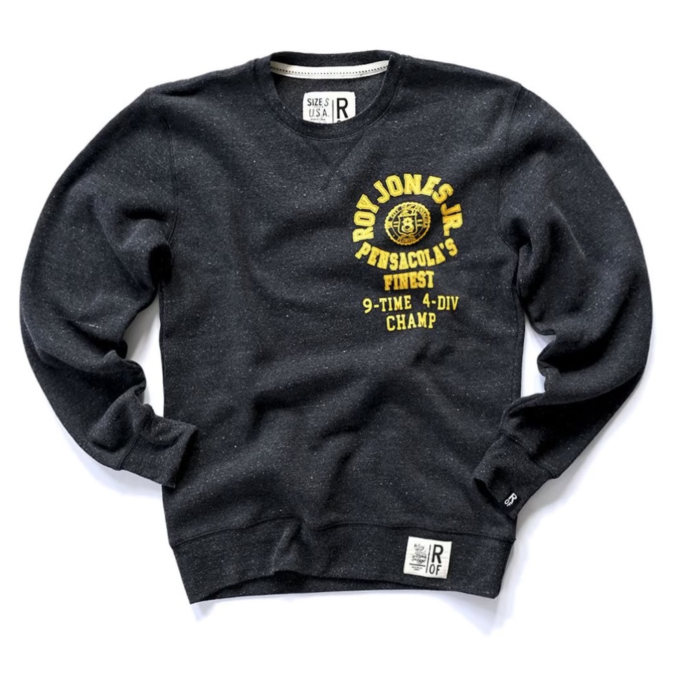 NEW Roots of Fight Roy Jones Jr 9x Champion Sweatshirt